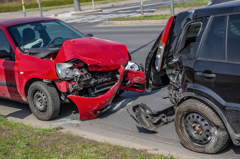 a rear end collision